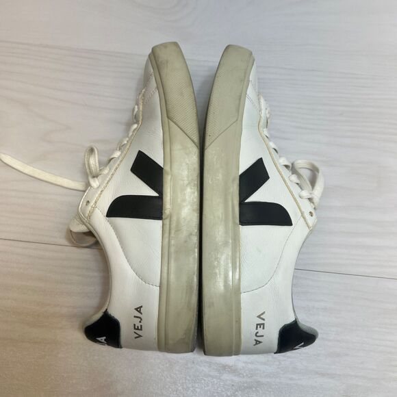 Veja Esplar Sneakers Womens Size 9 White Black Shoes - Picture 2 of 10